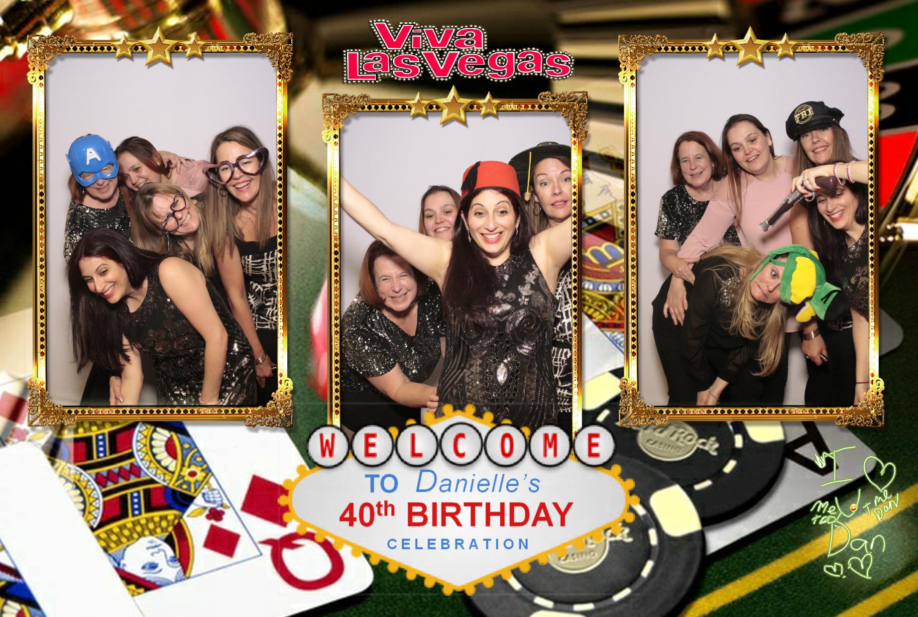 Danielle’s 40th birthday | View more photos from the event at gallery.myphotoboothexperience.co.uk/u/MyPhotoBoothExperienceLtd/Danielle’s-40th-birthday